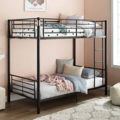 Twin Over Twin Analise Metal Bunk Bed - Saracina Home -Children Products Store GUEST 01b9c11c 350a 4708 b1a7 3e76df472255