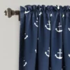 52"x63" Anchor Room Darkening Window Curtain Panels Navy - Lush Décor 1 52"x63" Anchor Room Darkening Window Curtain Panels Navy - Lush Décor -Children Products Store GUEST 0265ea98 f4b2 4a1a a904 3f014b3b107f