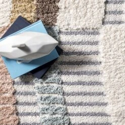 NuLOOM Steffi Striped Waves Kids Tasseled Area Rug -Children Products Store GUEST 055fb06e b138 45bb a57d 5499c52e7ff2