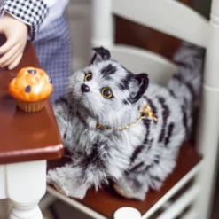 The Queen's Treasures 18 Inch Doll Pet Realistic Grey Striped Kitty Cat -Children Products Store GUEST 05f8a5c8 eb3b 4b98 af5f 0e07fefc6900