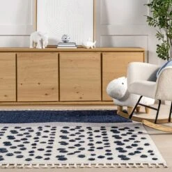 NuLOOM Alena Starry Night High-Low Kids Tasseled Area Rug 17 NuLOOM Alena Starry Night High-Low Kids Tasseled Area Rug -Children Products Store GUEST 0604d1e3 efc7 4131 98a8 c14a99091aa6