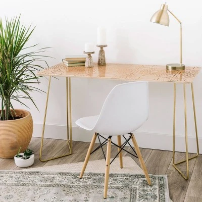Holli Zollinger Esprit Desk Gold - Deny Designs 3 Holli Zollinger Esprit Desk Gold - Deny Designs