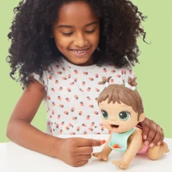 Baby Alive Lil Snacks Baby Doll - Brown Hair -Children Products Store GUEST 082641c8 7721 43a5 a601 2e17f828c34c