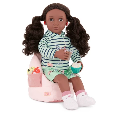 Our Generation Bean Bag Chair Furniture Accessory Set For 18" Dolls 3 Our Generation Bean Bag Chair Furniture Accessory Set For 18" Dolls