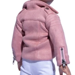 I'M A GIRLY Light Pink Faux Suede Jacket Outfit For 18" Fashion Doll -Children Products Store GUEST 0a143276 bd89 43d4 b57d 23b6295fcd35