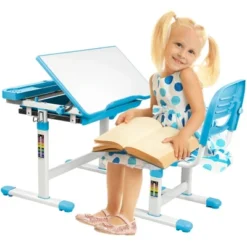 Mount-It! Kids Desk And Chair Set | Height Adjustable Ergonomic Children's School Workstation With Storage Drawer | Blue 16 Mount-It! Kids Desk And Chair Set | Height Adjustable Ergonomic Children's School Workstation With Storage Drawer | Blue -Children Products Store GUEST 0a33b8ac 0cd7 42db ad7a 14e28a3a62e7