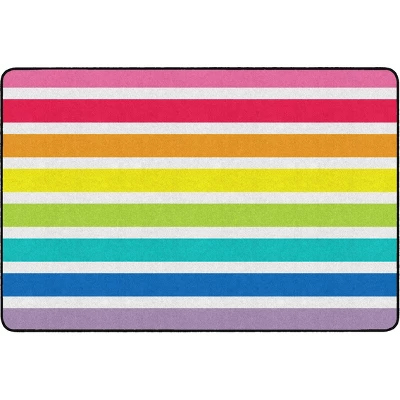 Flagship Carpets Hello Sunshine Striped Area Rug 8 Flagship Carpets Hello Sunshine Striped Area Rug - Image 6