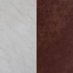 Brandon Vintage Matte Faux Marble Wall Shelf Brown - Nathan James -Children Products Store GUEST 11b03009 b5d9 4fb4 a38d 0116518878e5