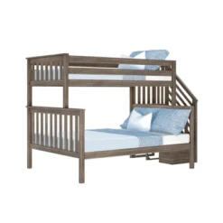 Max & Lily Twin Over Full Staircase Bunk Bed -Children Products Store GUEST 13da9525 fbda 413e 9735 c7f3cae970c7