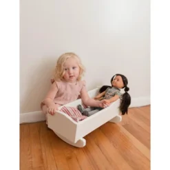 Remley Rebekah’s Collection Kids Wooden Doll Cradle - Ships Assembled -Children Products Store GUEST 1439ce05 e041 4b5f 87c9 8d1eb86f3251
