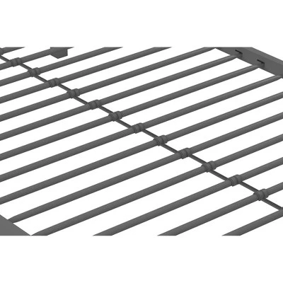 Twin Over Twin Maxwell Metal Bunk Bed Gray - Novogratz 9 Twin Over Twin Maxwell Metal Bunk Bed Gray - Novogratz - Image 7