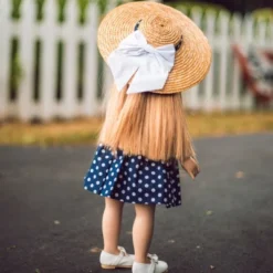 The Queen's Treasures 18 Inch Doll Blue Polka Dot Dress With White Bow Shoes -Children Products Store GUEST 15599345 b6e9 448a a0c1 0292a97ca4eb