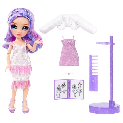 Rainbow High Fantastic Fashion Violet Willow 11" Fashion Doll W/ Playset 3 Rainbow High Fantastic Fashion Violet Willow 11" Fashion Doll W/ Playset