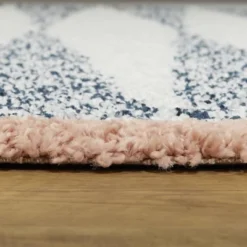 Andreja Striped Shag Kids' Rug - Balta Rugs