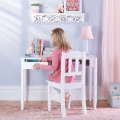 Guidecraft Kids' Dahlia Desk And Chair Set -Children Products Store GUEST 16d38097 8751 47d4 8a7f 50c24a2285e5