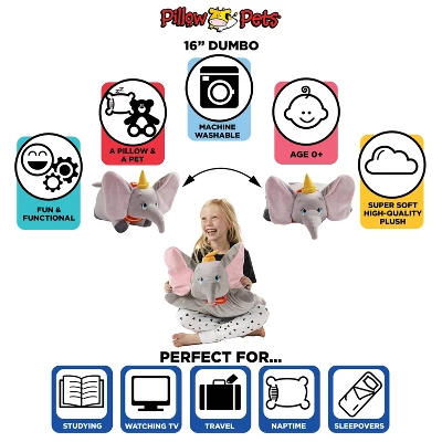 Disney Dumbo Pillow Pet 6 Disney Dumbo Pillow Pet - Image 4