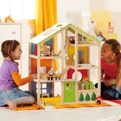 Hape Wooden All Season/4 Season 6 Tier Unfurnished Dollhouse Kids Play House For Children Ages 3 Years And Up, Multicolored -Children Products Store GUEST 179131a9 9f5f 4659 9c66 6f85841fbeae