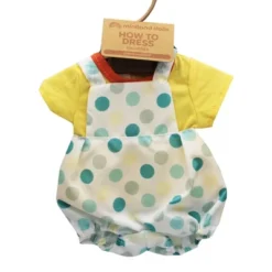 Miniland Educational Doll Clothes, Summer Outfit With Hat, 15" Dolls