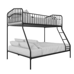 Twin/Full Kids' Bushwick Metal Bunk Bed - Novogratz -Children Products Store GUEST 19351577 66ee 4c7a acde e5c8a671bb00