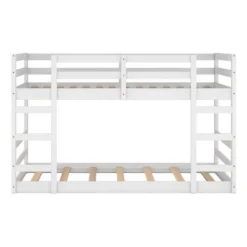 Twin Over Twin Bunk Bed With Ladder-ModernLuxe -Children Products Store GUEST 19eb7abe 8870 4d86 a13e c43cf78ba6f7