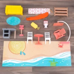 Kidkraft Ferris Wheel Fun Beach House Wooden 360-Play Dollhouse With 19 Accessories -Children Products Store GUEST 1a3a3146 0c08 4ded abb9 fc696c0e1b37