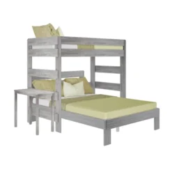 Max & Lily Farmhouse Twin Over Queen L-Shaped Bunk Bed With Desk 13 Max & Lily Farmhouse Twin Over Queen L-Shaped Bunk Bed With Desk -Children Products Store GUEST 1ca628a2 c969 4160 b511 26f7da3f7dc8