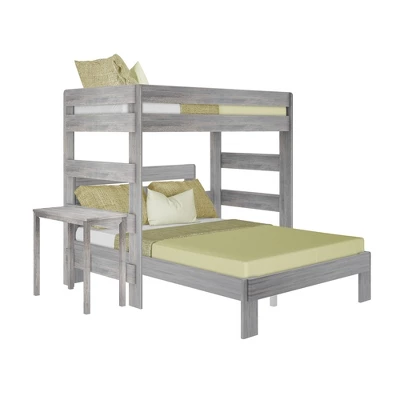 Max & Lily Farmhouse Twin Over Queen L-Shaped Bunk Bed With Desk 8 Max & Lily Farmhouse Twin Over Queen L-Shaped Bunk Bed With Desk - Image 6