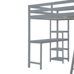 Full/ Twin Size Loft Bed With Wardrobe, Desk And Shelves-ModernLuxe -Children Products Store GUEST 1d000f9a 2c5a 4bf3 b6d8 5de33b0af5fa