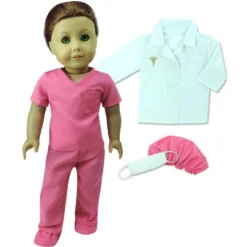Sophia’s Doll Doctor Scrubs And Lab Coat Set For 18" Dolls -Children Products Store GUEST 2178b168 dade 42f9 b9b1 283d46f804b2