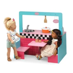 Badger Basket Retro Diner And Kitchen Doll Playset With Accessories -Children Products Store GUEST 22632eed 34da 49c4 bb7a 56eb103f364e