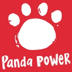 Men's Turning Red Panda Power Paw Print T-Shirt
