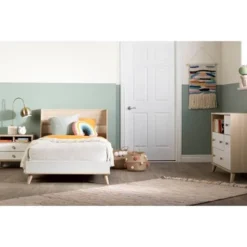 Yodi 2 Drawer Nightstand Soft Elm/White - South Shore -Children Products Store GUEST 233ba939 d918 49aa b207 b7b23e9332b4