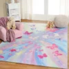 Butterfly Colorful Kids Playroom Nursery Washable Indoor Area Rug By Blue Nile Mills -Children Products Store GUEST 23b35ad1 c3f6 48dc 90c8 13186cf06c20