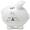Bank Blue Bohemian Piggy Bank - One Piggy Bank 7.5 Inches - Arrows Tent Tepee - 36911 - Ceramic - White -Children Products Store GUEST 23dcc121 eeab 4071 ab2e 6cc84940bd00