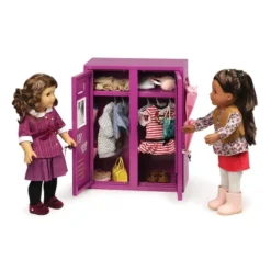 School Style Double Doll Locker - Purple -Children Products Store GUEST 248a22c2 62e4 4d83 82fb a3c53551fedd