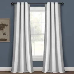 40"x84" Kids' Block Border 100% Lined Grommet Blackout Single Window Curtain Panel - Lush Décor -Children Products Store GUEST 24956d46 c948 4139 abc0 530ff355dc96