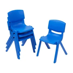 ECR4Kids Plastic School Stack Chair For Indoors And Outdoors, 12in Seat Height, 4-Pack -Children Products Store GUEST 26e2c50f f0b8 43ab a6f4 3a7a6fc6ef5b