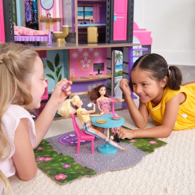 KidKraft 2-in-1 Wooden Hotel & Waterslide Dollhouse 7 KidKraft 2-in-1 Wooden Hotel & Waterslide Dollhouse - Image 5