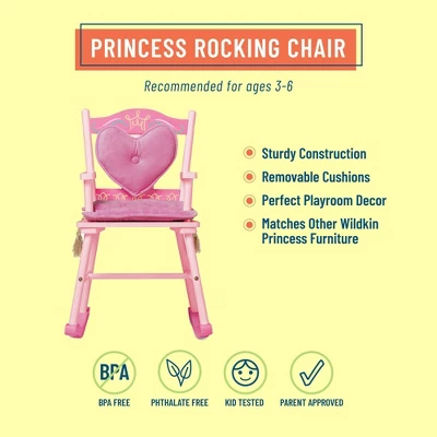 Princess Rocking Chair - WildKin 4 Princess Rocking Chair - WildKin - Image 2