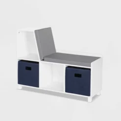RiverRidge Home Kids' Book Nook Collection Cubby Storage Bench With 2 Bins - RiverRidge -Children Products Store GUEST 281be6ad bb1d 4e1a 82df ffbf85c32166
