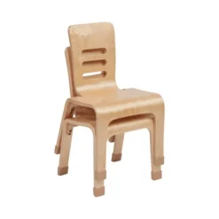 ECR4Kids Bentwood Chairs, Stackable School Chairs, Assembled, 2-Pack - Natural -Children Products Store GUEST 28db3ad1 9aa4 4a27 b9de ffbda3c663c4