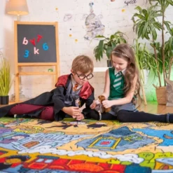 KC CUBS | Harry Potter Wizarding World Boy & Girl Kids Adventure Activity Educational Learning & Game Nursery Bedroom Classroom Rug -Children Products Store GUEST 2958c524 e37a 4c45 a328 28a3675b7f3f