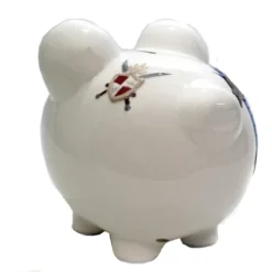 Bank Mythical Dragon Pig Bank - One Bank 7.5 Inches - Save Money - 36916. - Ceramic - White -Children Products Store GUEST 29c3ba07 bd6b 4f93 8f83 9ce8d9601ed3