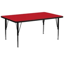 Flash Furniture 30''W X 72''L Rectangular HP Laminate Activity Table - Height Adjustable Short Legs 6 Flash Furniture 30''W X 72''L Rectangular HP Laminate Activity Table - Height Adjustable Short Legs -Children Products Store GUEST 2a57c121 df84 4156 b3e9 bc2b978a5d7c