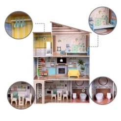 Olivia's Little World By Teamson Kids Wooden Dreamland Mediterranean Dollhouse Set -Children Products Store GUEST 2a94ddde 25ce 4c01 bbc6 ae43baf7744b