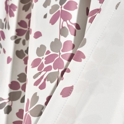 Set Of 2 Weeping Flower Light Filtering Window Curtain Panels - Lush Décor 6 Set Of 2 Weeping Flower Light Filtering Window Curtain Panels - Lush Décor - Image 4