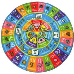 KC Cubs ABC Alphabet, Seasons, Months Days Of Week Educational Learning & Game Round Circle Rug For Kids And Children Bedrooms Playroom -Children Products Store GUEST 2d6e3fb4 5f93 4991 818d bb546e473ba4