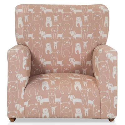 Tonai Animal Print Kids' Rocking Chair Pink - HOMES: Inside + Out 4 Tonai Animal Print Kids' Rocking Chair Pink - HOMES: Inside + Out - Image 2