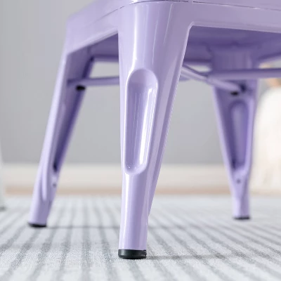 Harper & Hudson Set Of 2 Kids' Metal Stools - ACEssentials 5 Harper & Hudson Set Of 2 Kids' Metal Stools - ACEssentials - Image 3