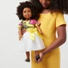 Ikuzi Dolls Pink & Yellow Dress Doll With Black Hair 18" Fashion Doll -Children Products Store GUEST 3635a4c1 186a 4437 8bb1 6fdb70002195